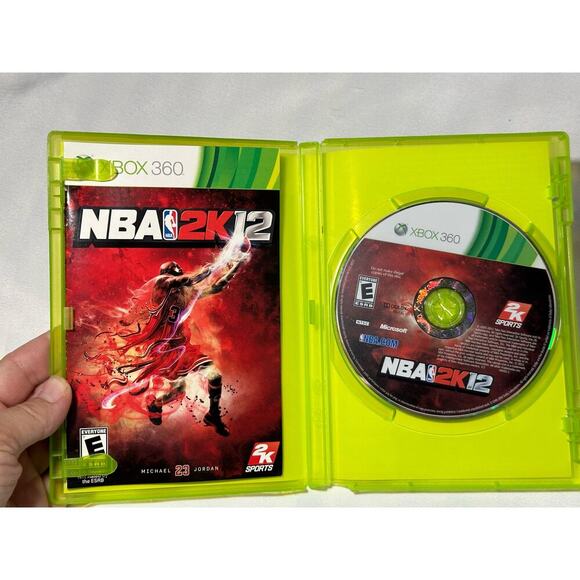 Xbox 360 NBA 2K12 Michael Jordan Video Game Used With Manual - Picture 3 of 7